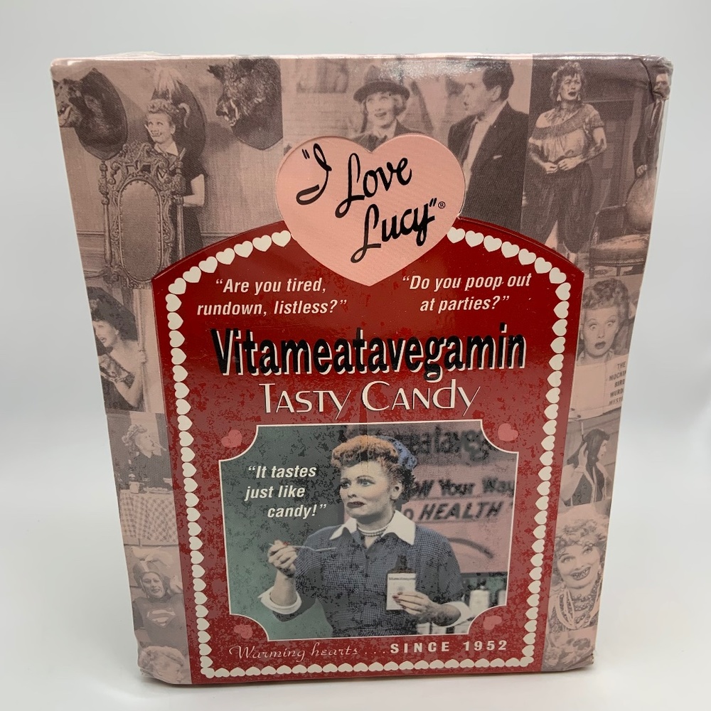 Vintage I Love Lucy Vitameatavegamin Retro TV Show Tasty Candy Factory Sealed!